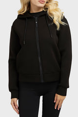 GUESS KADIN ALLIE SCUBA HOODIE Z V3RQ11K7UW2 - Siyah