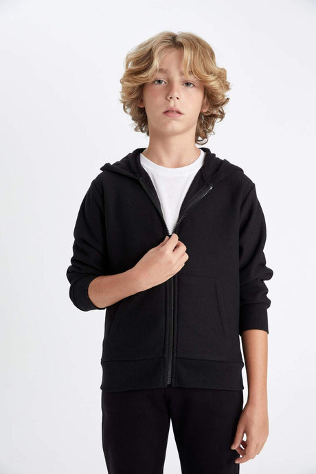 Defacto Çocuk Cardigan X5844A6 - Siyah