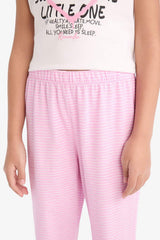 DeFacto E2220A8 Çocuk Pijama Takımı - Ekru