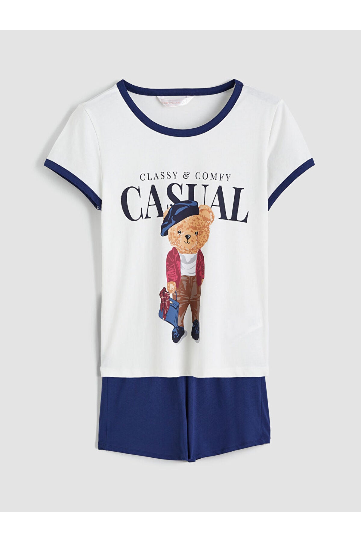 LC Waikiki Kadın Pijama Takımı S6JL61B8 - Açık Lacivert