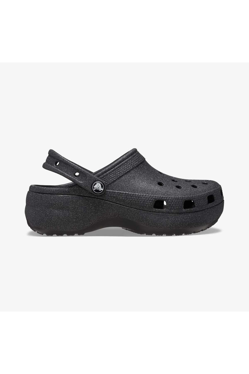 Crocs Platform Glitter Clogw 207241 Unisex Terlik - Siyah