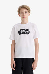 Defacto Çocuk Short Sleeve T-Shirt E4825A8 - Beyaz