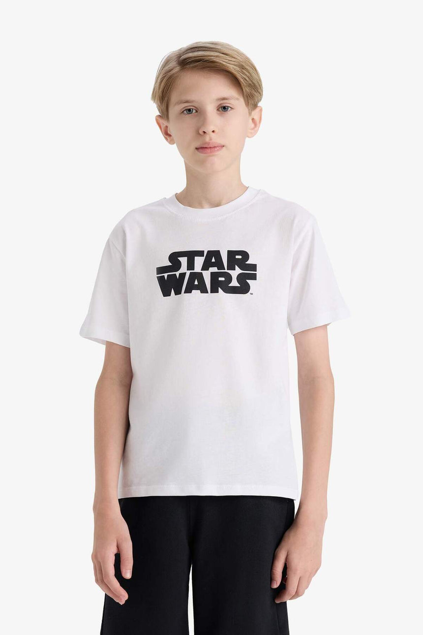 Defacto Çocuk Short Sleeve T-Shirt E4825A8 - Beyaz