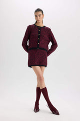Defacto Kadın Cardigan D8510AX - Bordo