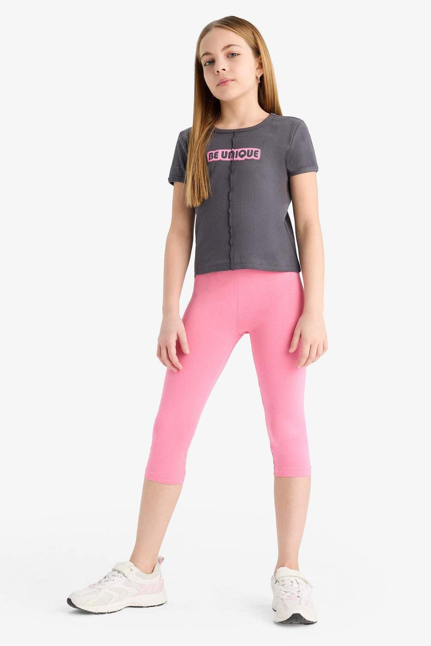 Defacto Çocuk Leggings B5656A8 - Pembe