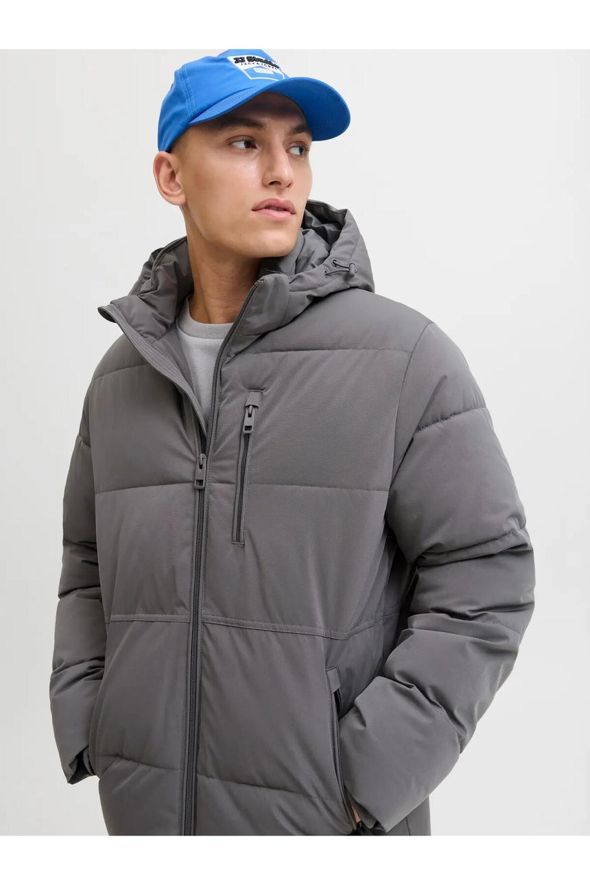 JACK&JONES JJEOWEN PUFFER SN 12278792 - Koyu Gri