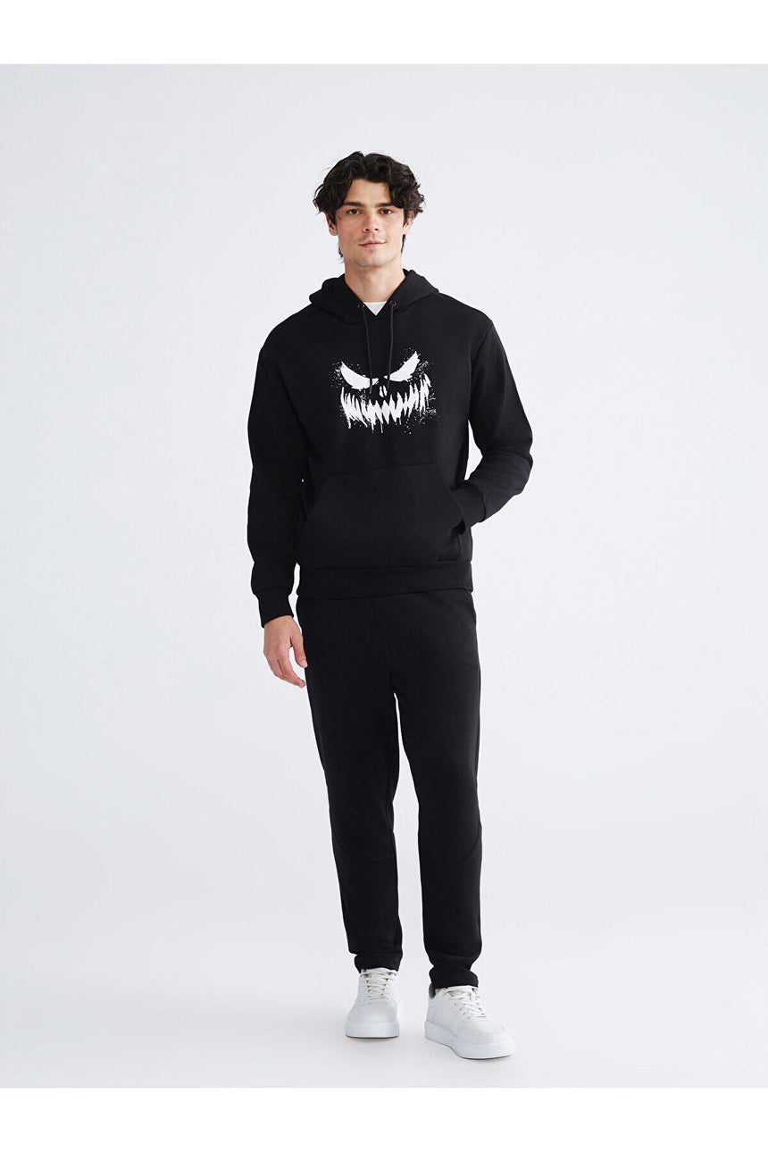 LCW ERKEK W5AC69K8 PNT,A-FLEECE PNT - Siyah