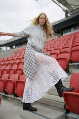 Defacto Kadın Knitted Skirt F9518AX - Kırık Beyaz