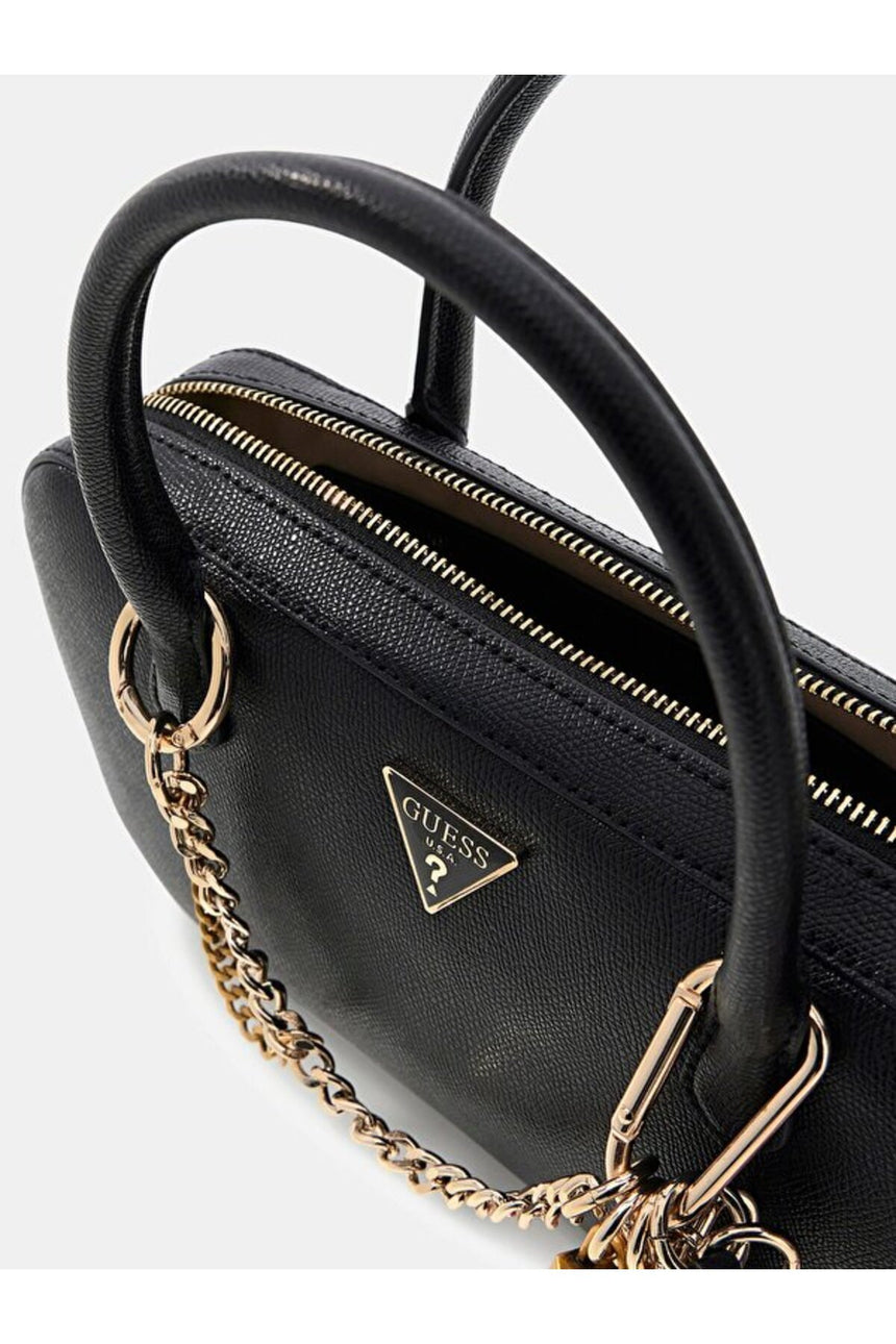 GUESS KADIN DAVINA SMALL SATCHEL HWBG9899050 - Mavi
