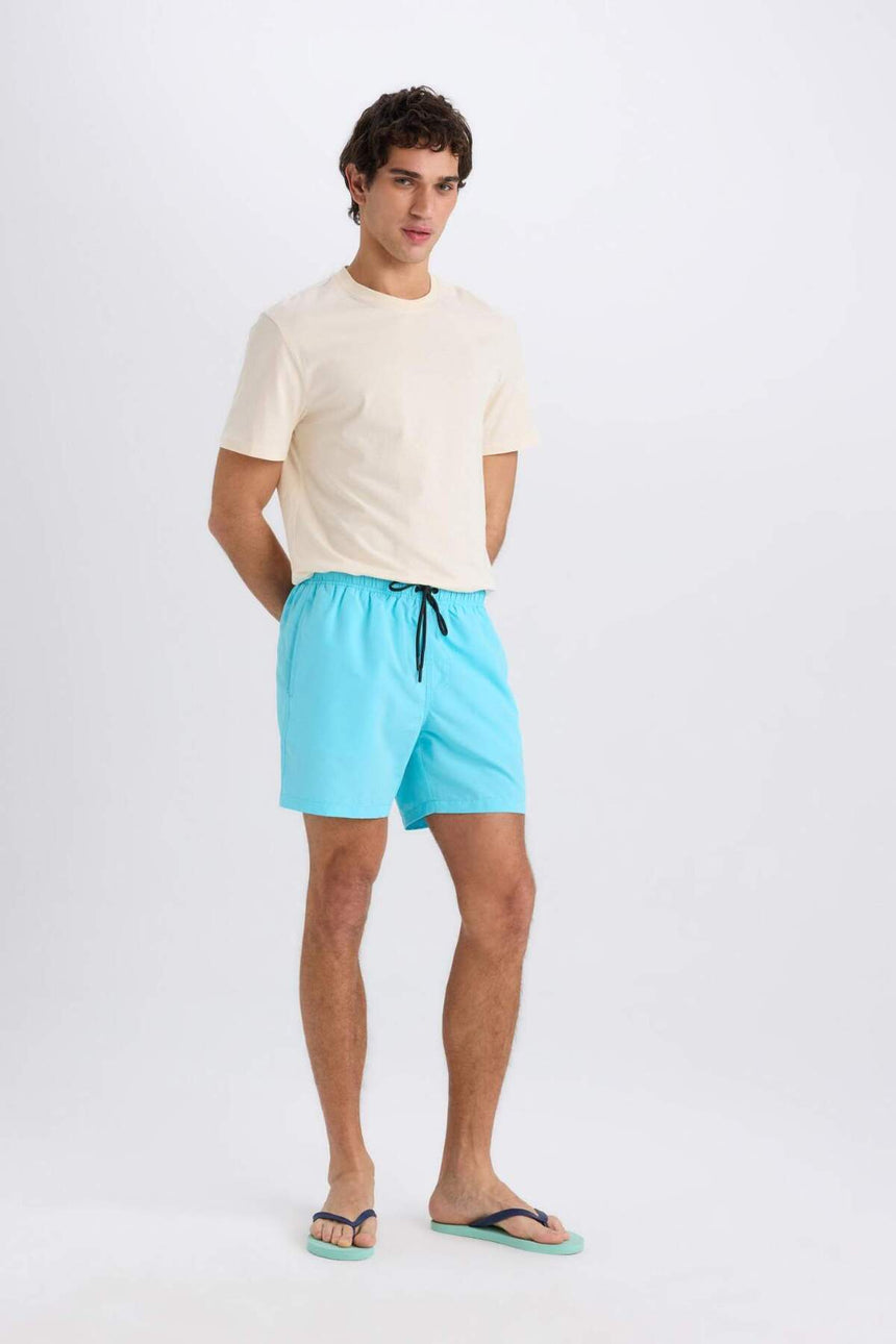 Defacto Erkek Swimming Short N0131Az - Mavi Yeşil