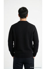 Jack & Jones Originals Montreal Erkek Triko Kazak 12310053 - Siyah