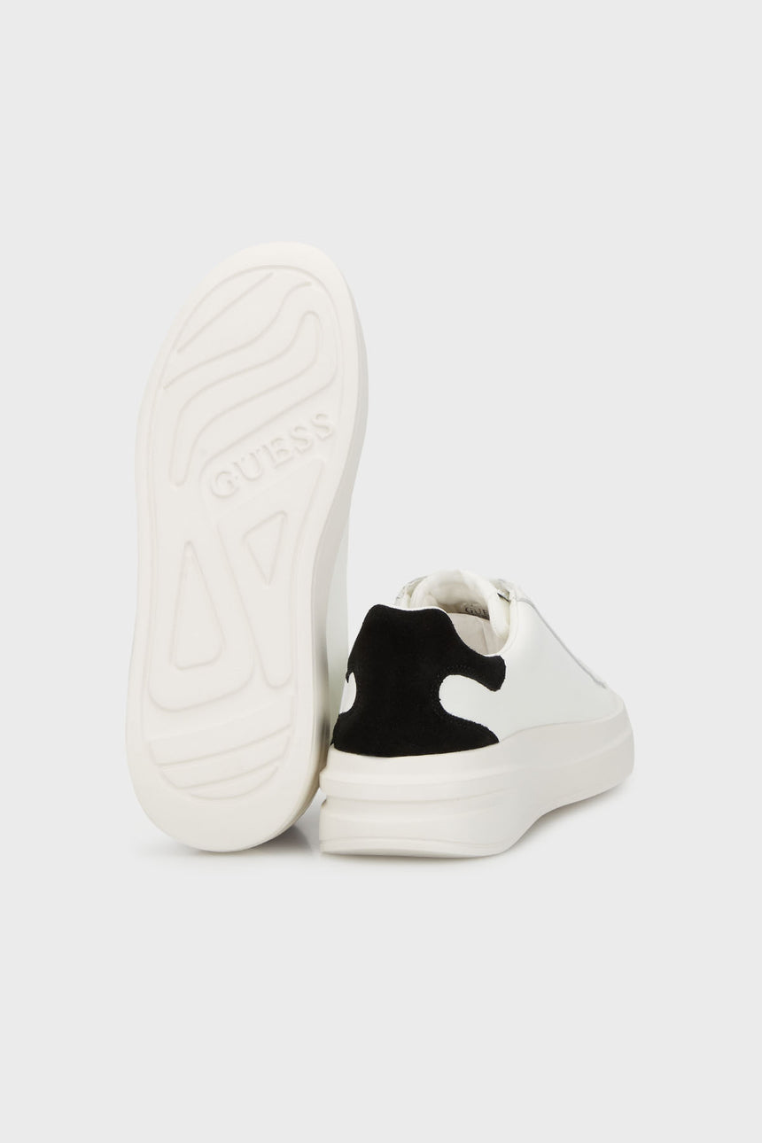 Guess Kadın Elbina Sneaker Fljelb - Beyaz/ Siyah