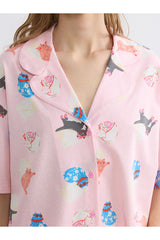 LC Waikiki Kadın Hamile Pijama Takımı S6H743B8 - Pembe