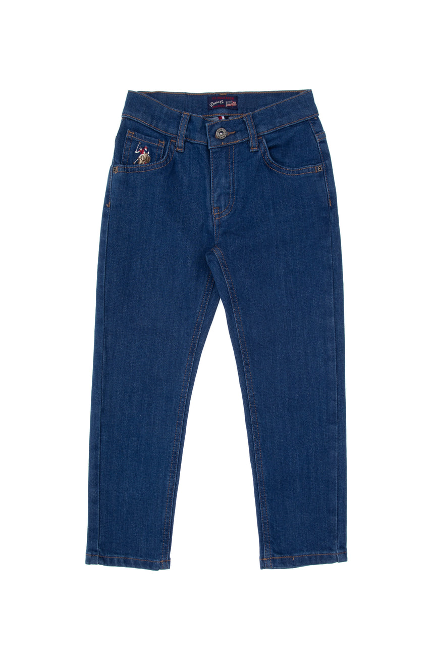 US POLO ASSN ERKEK COCUK DENİM PANTOLON 2277538 - Koyu Mavi