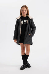 Defacto Çocuk Raincoat C5229A8 - Siyah