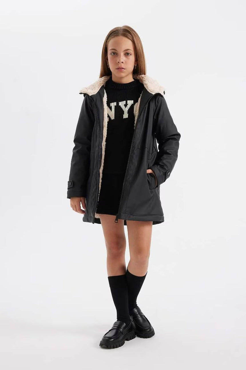 Defacto Çocuk Raincoat C5229A8 - Siyah