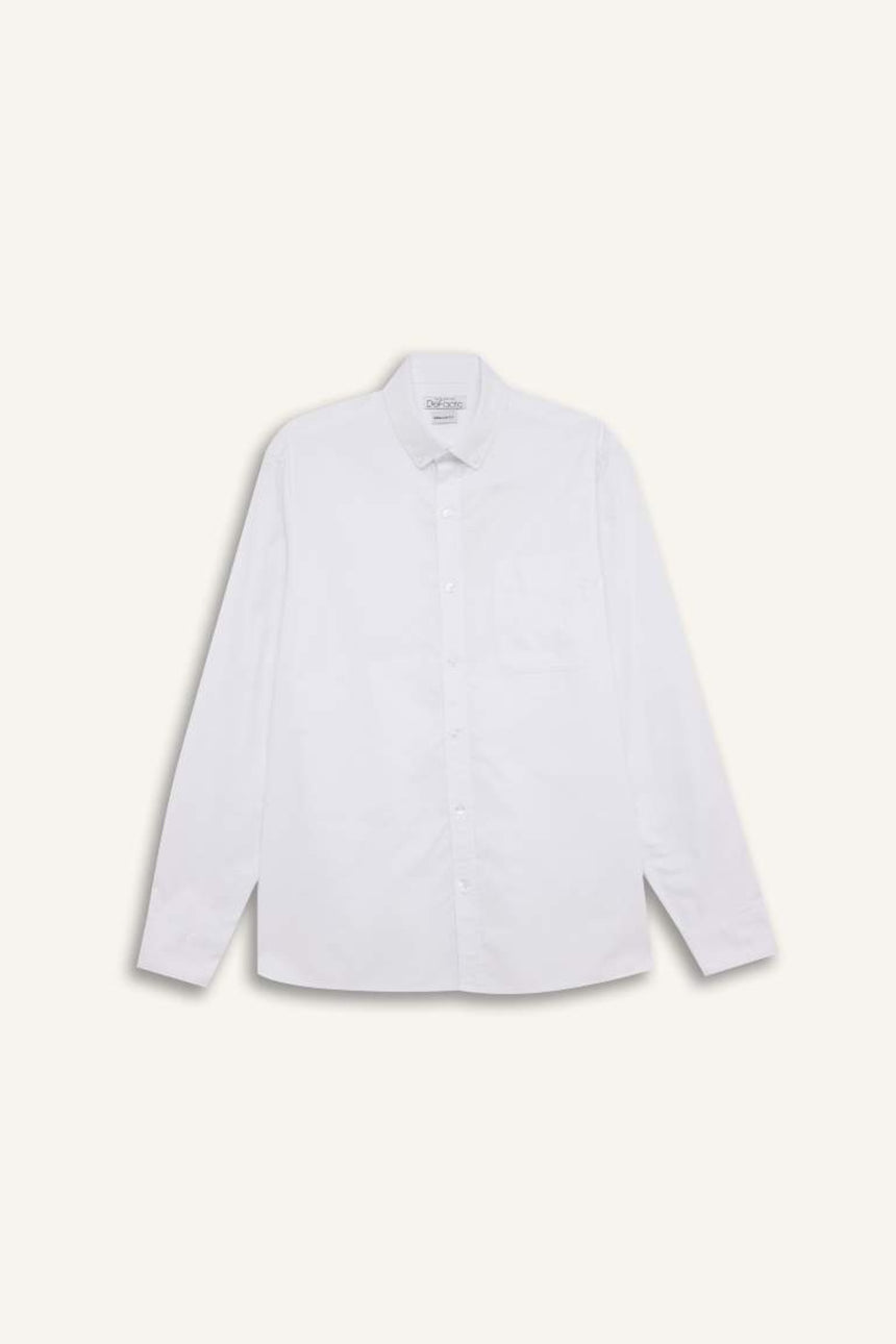 Defacto Erkek Long Sleeve Shirt A8028AX - Beyaz