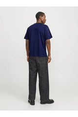 Jack & Jones Erkek T-Shirt 12240121 - Koyu Mavi