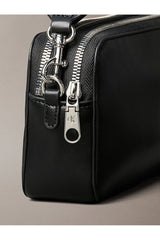 Calvin Klein Kadın WEBBING DOUBLE STRAP CAMERA BAG LV04F3165G - Siyah