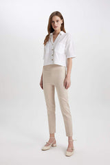 Defacto Kadın Short Sleeve Shirt V2523AZ - Beyaz