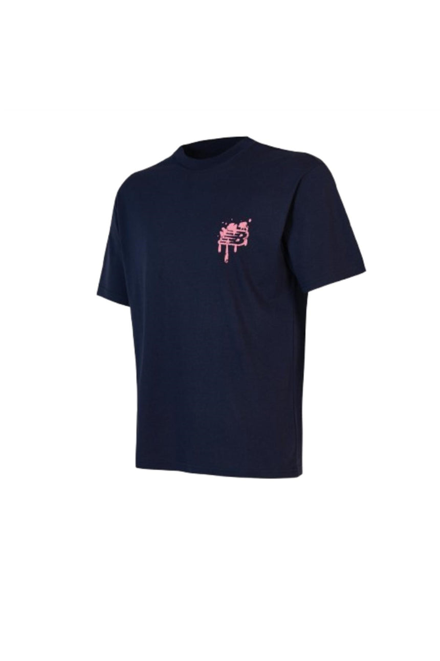 NEW BALANCE NB Lifestyle Men Tshirt MNT1649-AVI - Lacivert
