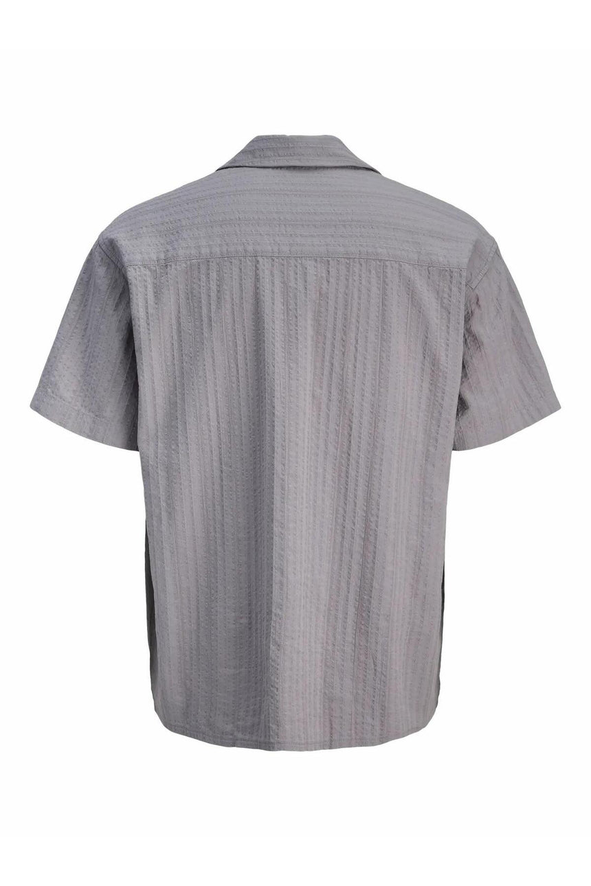 JACK&JONES JJETYSON RESORT SHIRT SS SN 12289457 - Antrasit/ Gri