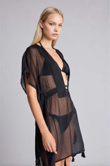Defacto Kadın fixture sifon tunik Z9958AZ - Siyah