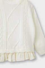 Defacto Çocuk Pullover F2445A5 - Ekru