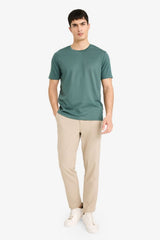 Defacto Erkek Short Sleeve T-Shirt M6608AZ - Yeşil
