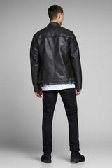 JACK&JONES PLUS JJEROCKY JACKET NOOS PLS 12172908 - Siyah