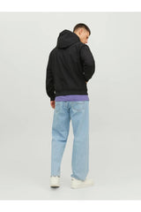 Jack & Jones Basic Erkek Kapüşonlu Softshell Mont 12236300 - Siyah
