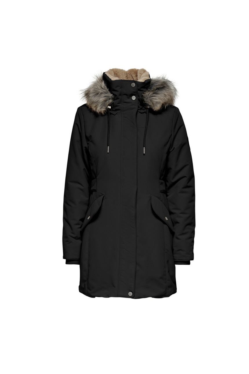 only onlnewpriska parka jacket cc otw 15300627 - Siyah