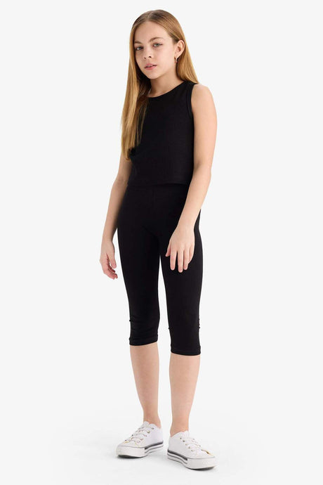 Defacto Çocuk Knitted Bottom B7295A8 - Açık Gri