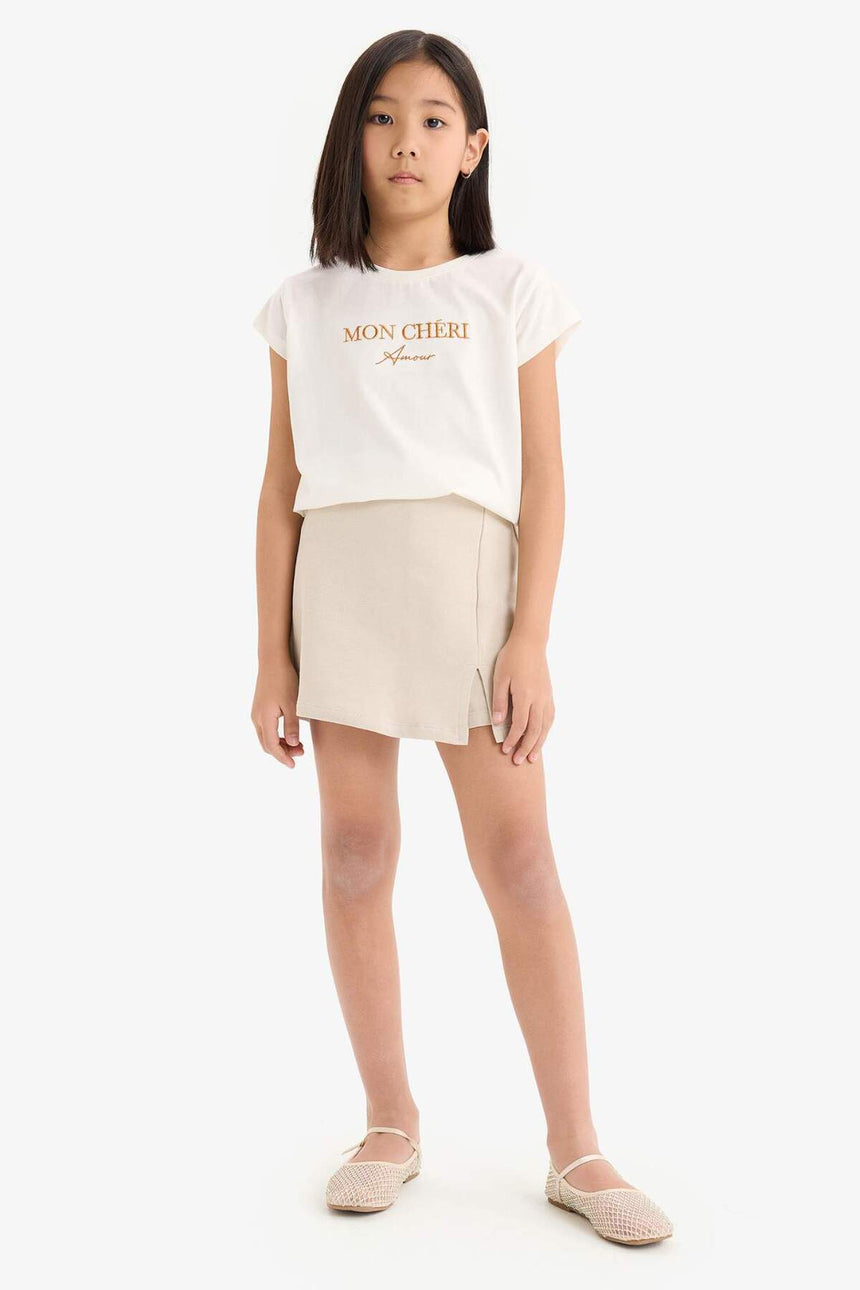 Defacto Çocuk Knitted Set E1260A8 - Ekru