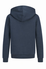 Jack & Jones Junior Fusion Erkek Çocuk Kapüşonlu Sweatshirt 12298237 - Koyu Lacivert / Koyu Gri