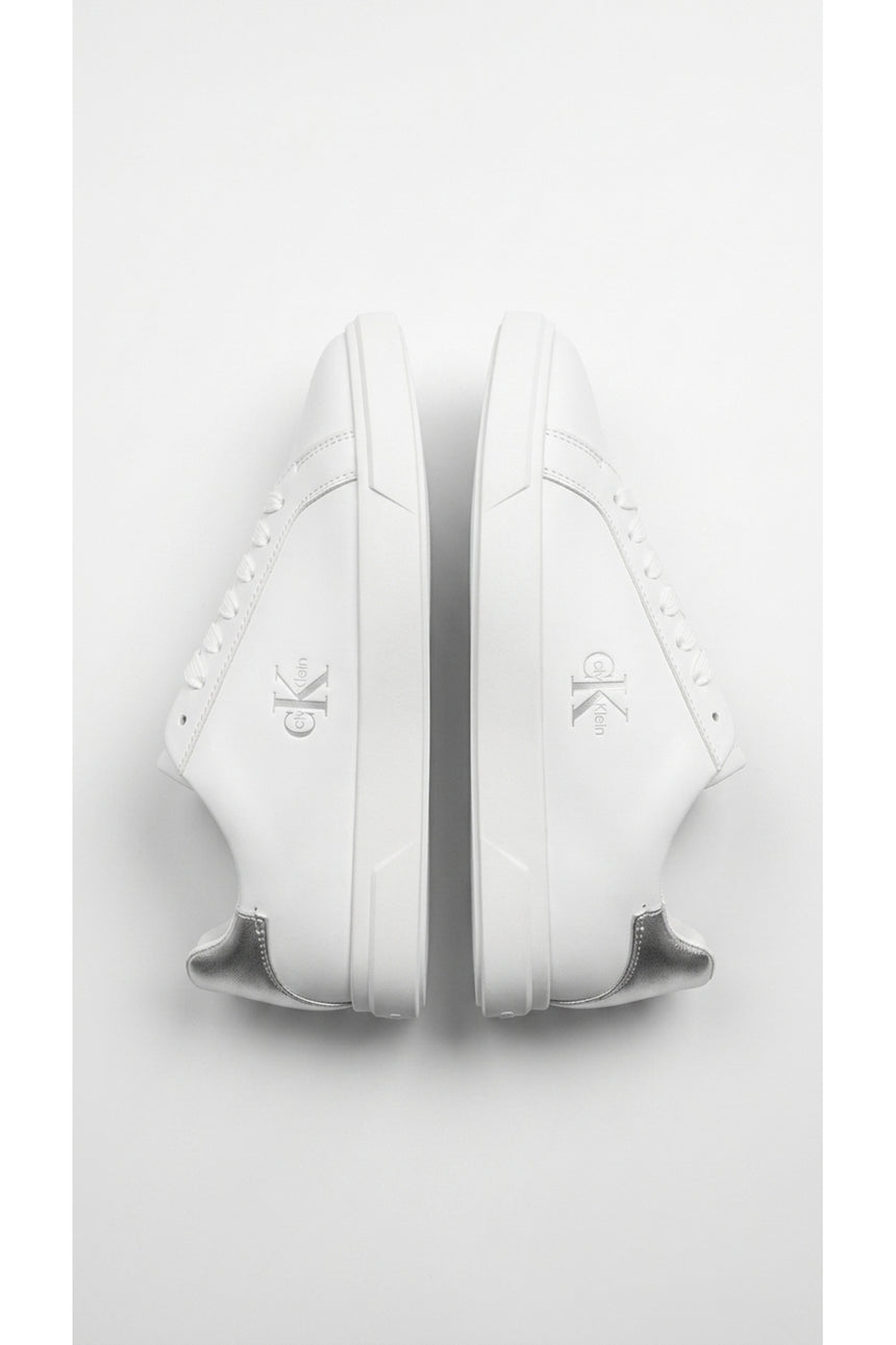 Calvin Klein Kadın LOW PRO CUPS LACEUP LTH MET HW0HW02846 - Beyaz