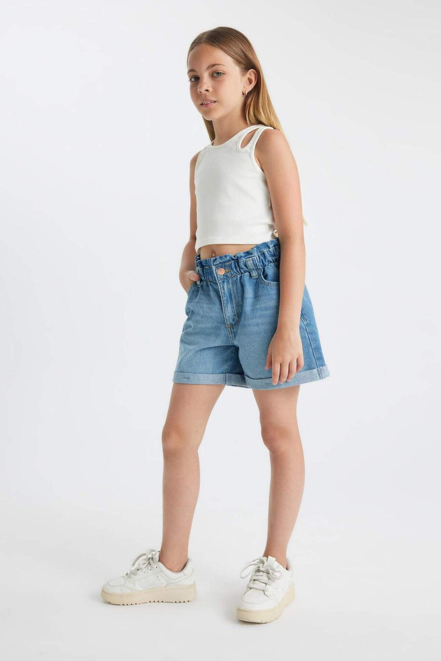 Defacto Çocuk Short B8113A8 - Açık Mavi