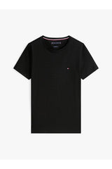 Tommy Hilfiger ERKEK CORE STRETCH SLIM C-NECK TEE MW0MW27539 - Siyah