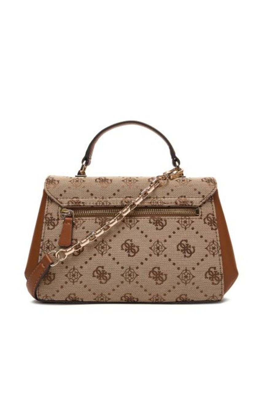 GUESS KADIN MELINDA LOGO TOP HAN HWJP9902200 - Açık Bej/ Kahverengi