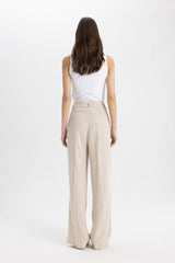 Defacto Kadın Trousers A1922Ax - Kahverengi / Kum Beji