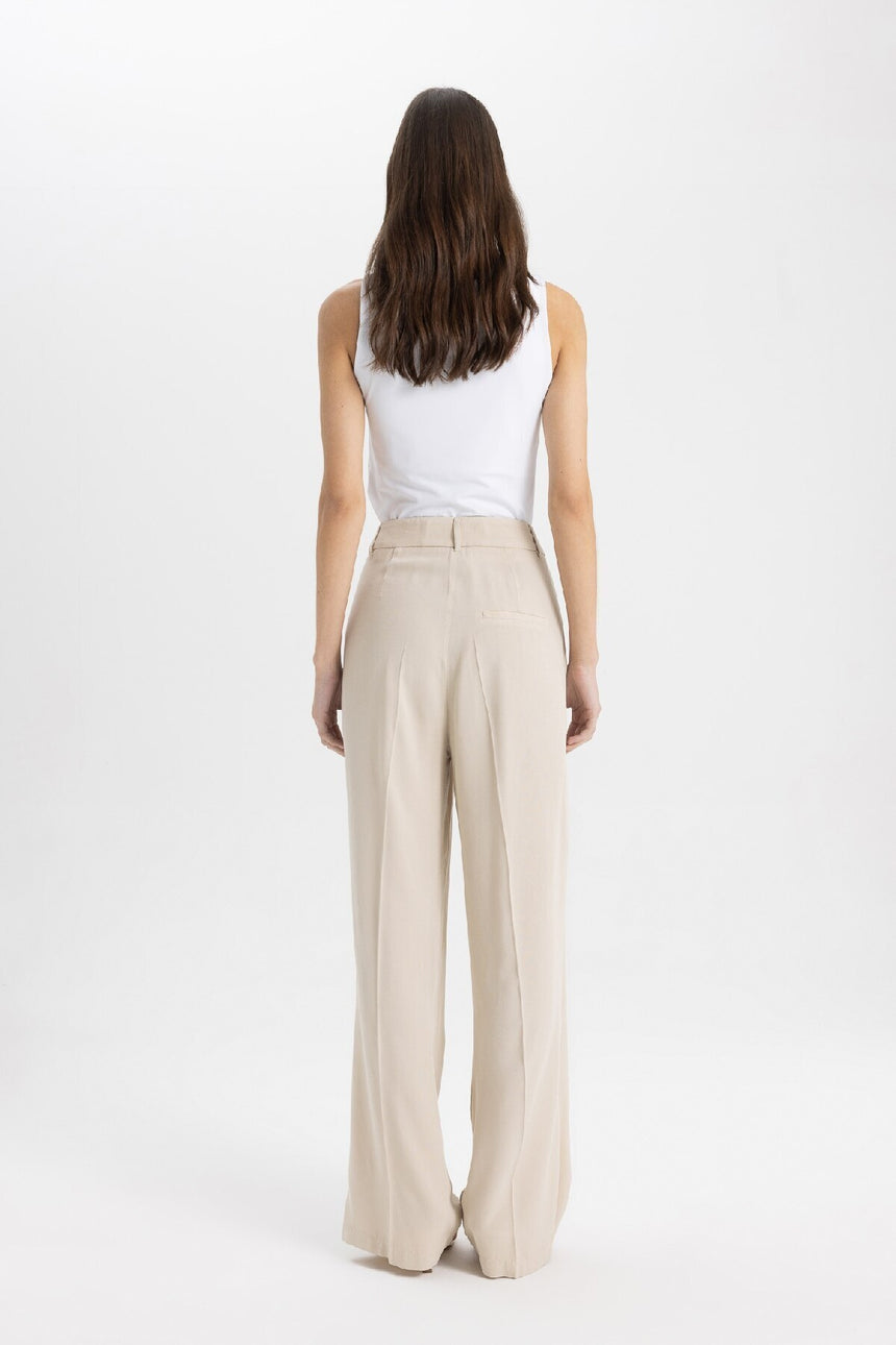 Defacto Kadın Trousers A1922Ax - Kahverengi / Kum Beji