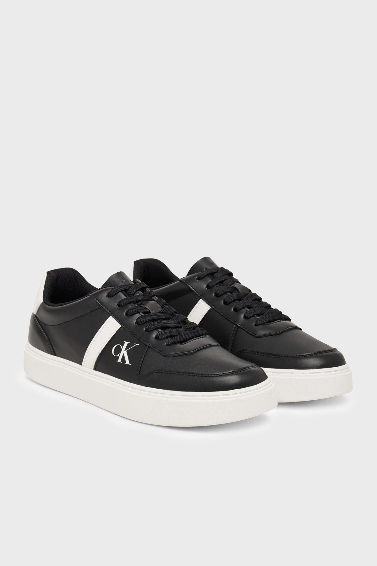 Calvin Klein Erkek CLASSIC CUPS LACE LTH EMB TONGUE HM0HM02237 - Siyah