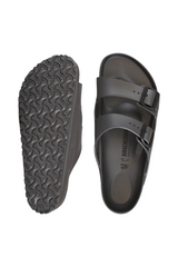Sporline Birkenstock Arizona EVA antrasit erkek terlik, hafif ve suya dayanıklı malzeme, çift bantlı tasarım.