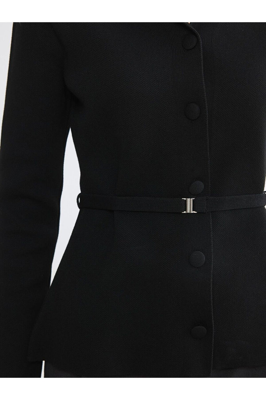 LC Waikiki Kadın Slim Fit Hırka W6AS68B8 - Siyah