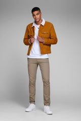 JACK&JONES JPSTMARCO BOWIE SA BEIGE NOOS 12150160 - Açık Kahverengi