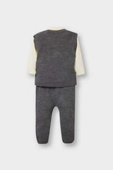 Defacto Çocuk Tricot Set C9597A5 - Gri