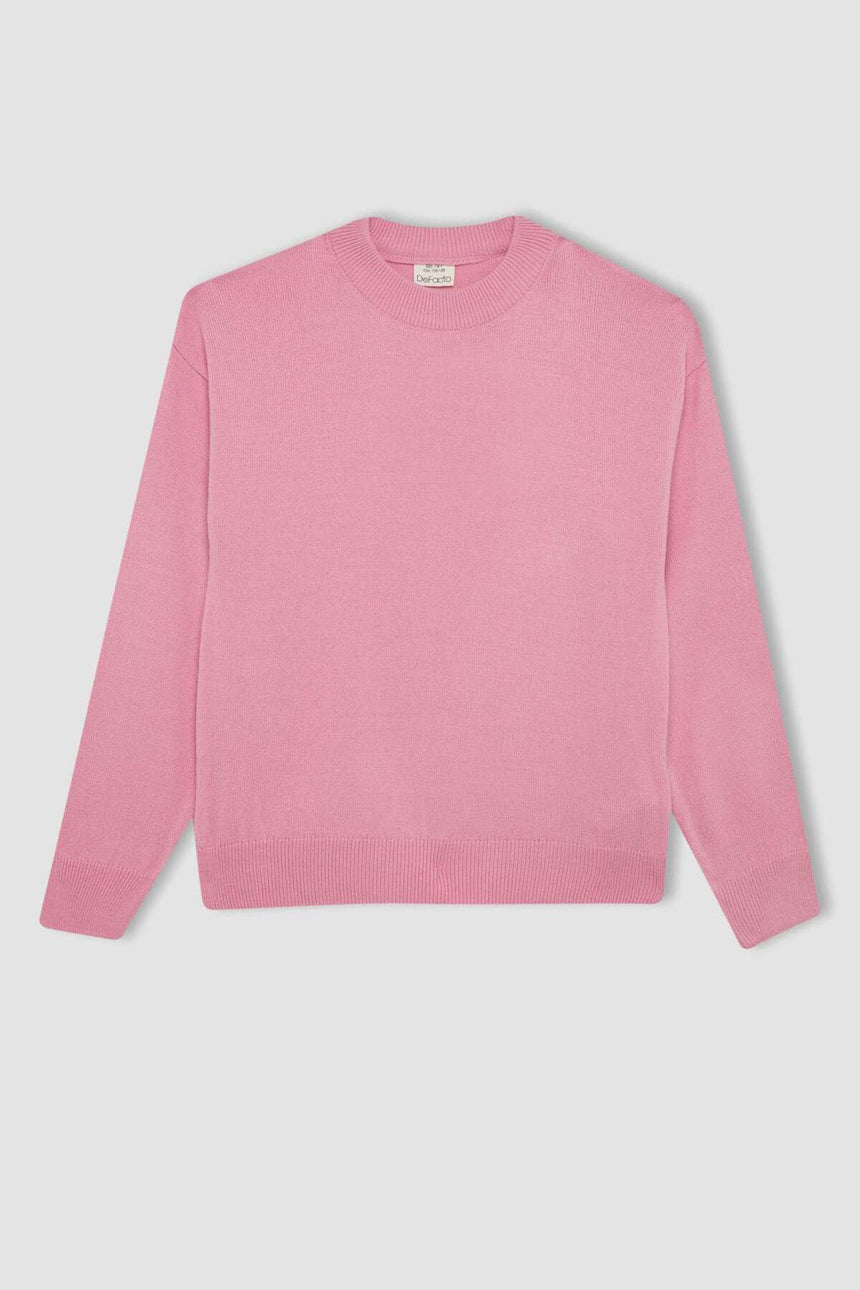 Defacto Çocuk Pullover C6902A8 - Açık Pembe