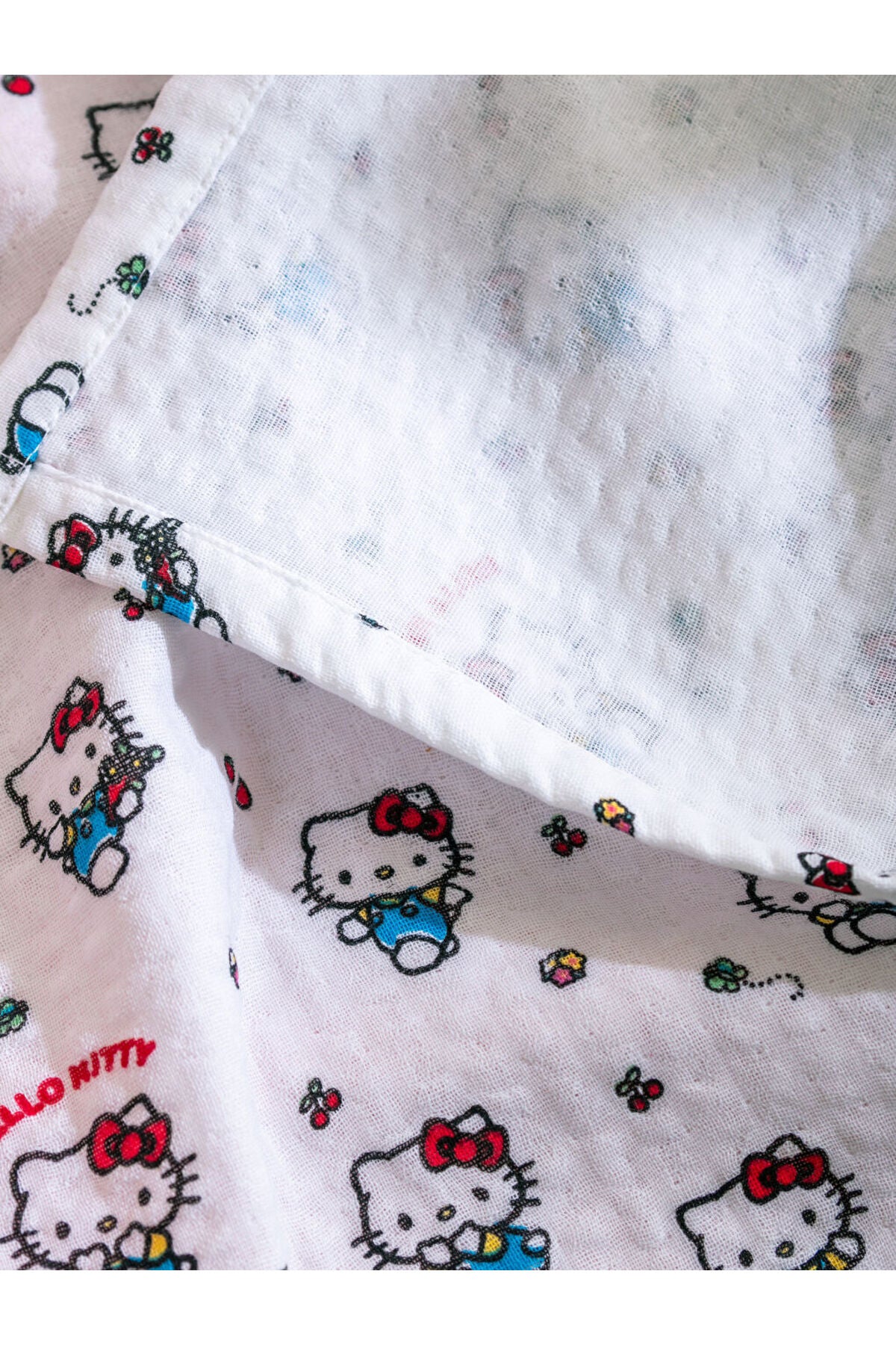 LC Waikiki Home Hello Kitty 2'li Müslin Bebek Örtüsü S60058B1 - Karışık