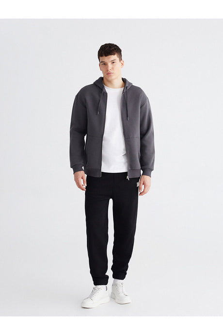 LCW ERKEK W5MM90D8 HRK,XM-CARDIGAN-BASIC - Koyu Gri