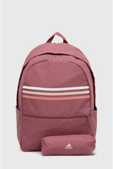 adidas Classic 3-Stripes Unisex Sırt Çantası IZ1897 - Bordo Pembe